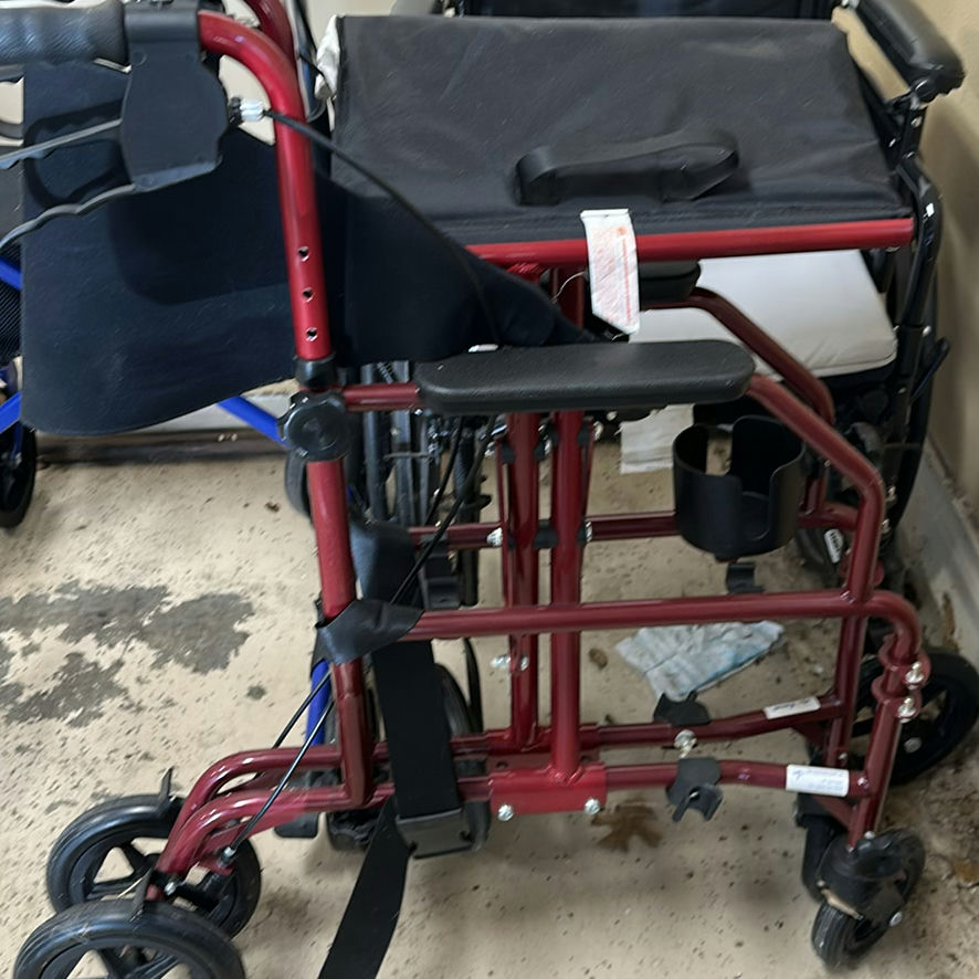 Wheelchair, Walker, and Mobility Transport Chair - image 5 of 5