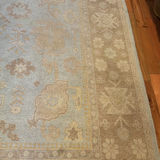 Patterned Area Rug with Fringe - thumbnail 1 of 6
