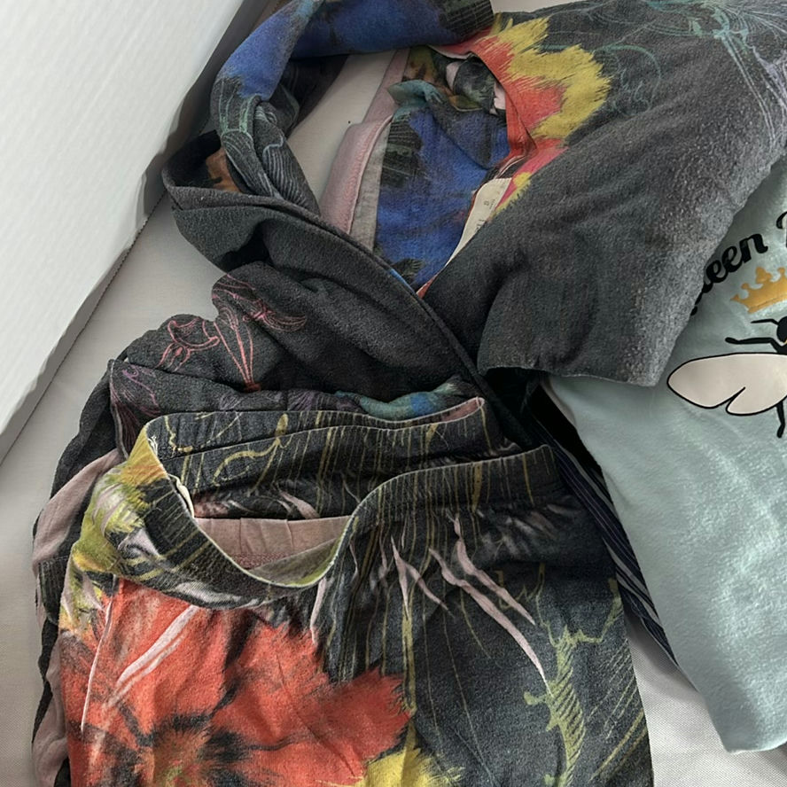 Assorted Graphic T-Shirts and Black Shorts - image 2 of 5