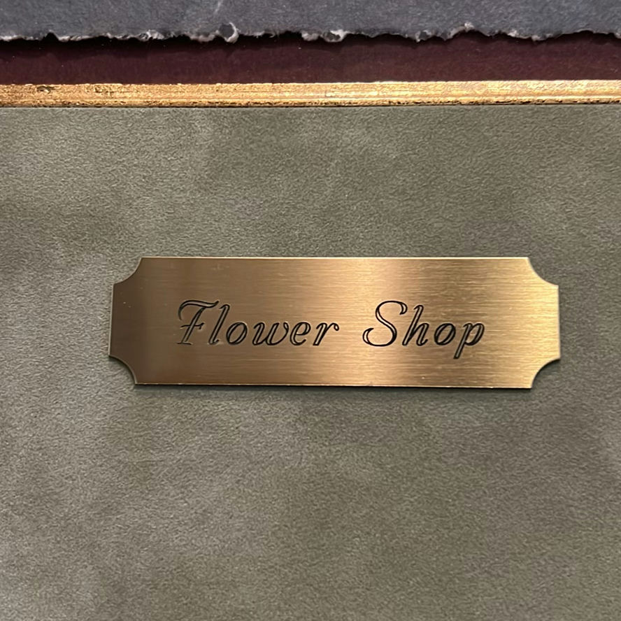 Framed "Flower Shop" Limited Edition Print - image 5 of 8