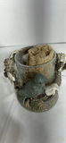 Decorative Gold-Tone Side Table and Bird Candle Holder - thumbnail 5 of 7