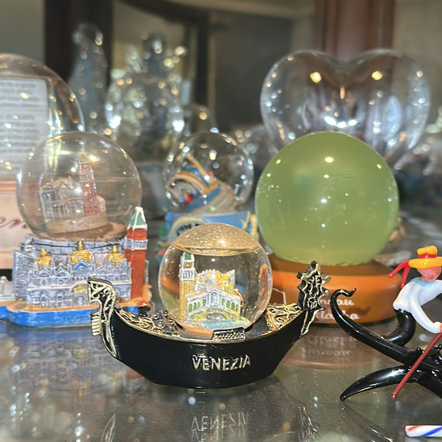 Collection of Travel Souvenir Snow Globes and Glass Angel Figurines - image 2 of 8