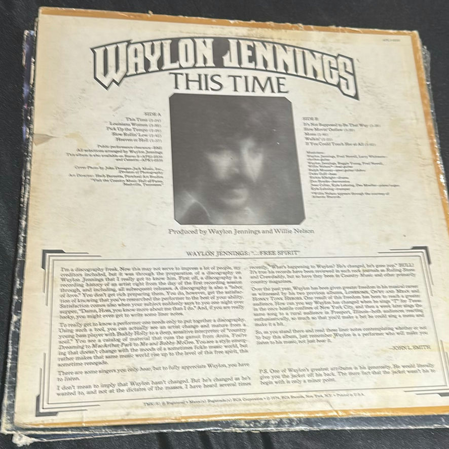 Country and Rock Vinyl Record Albums by Charley Pride, Mickey Gilley, Kenny Rogers, and Waylon - image 7 of 11