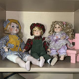 Collection of Dolls, Teddy Bear, and Santa Figure - thumbnail 2 of 10