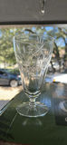 Glass Stemware, Floral Porcelain Plates, and Black Electric Appliance - thumbnail 3 of 12