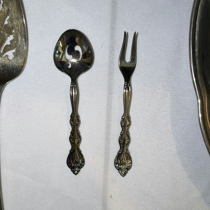 Assorted Silver-Tone Serving Pieces and Trays - image 3 of 8