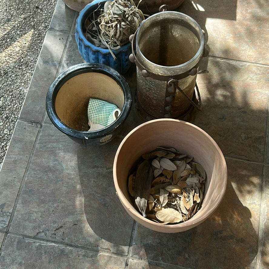 Decorative Lanterns, Candles, and Assorted Planters - image 4 of 5