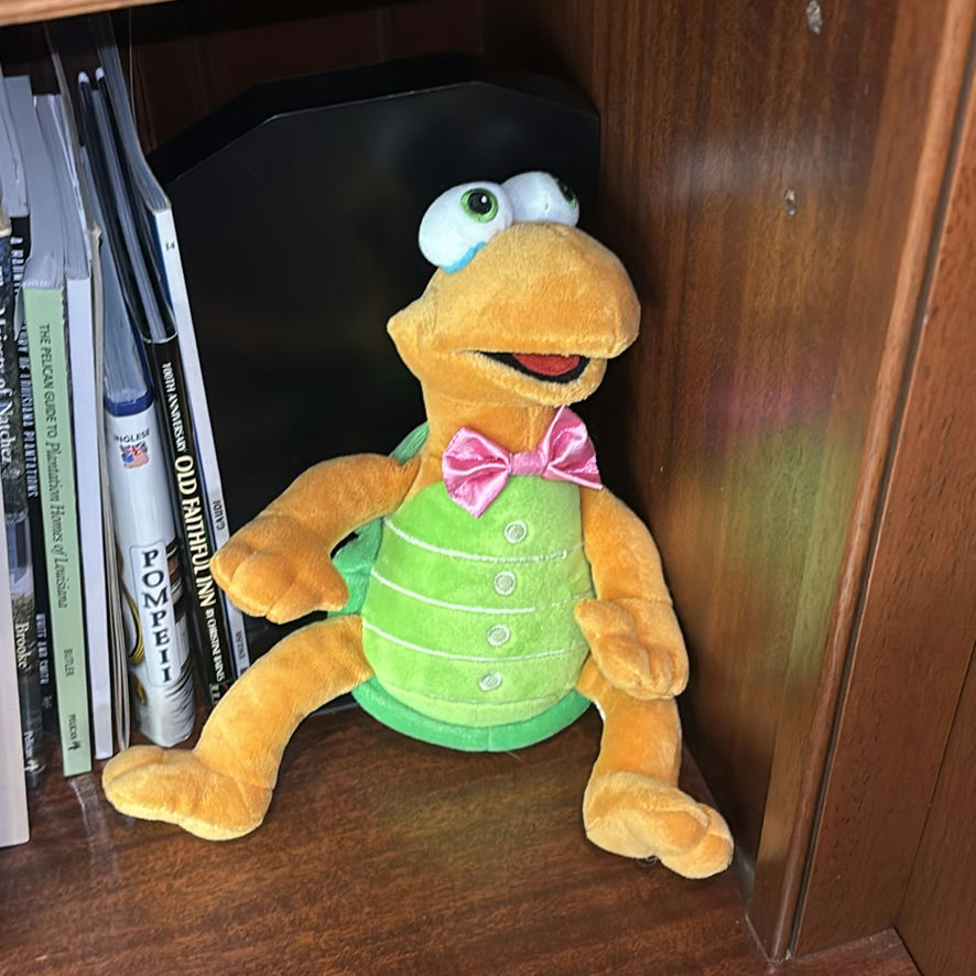 Books, Elephant Figurines, and Speaker on Wooden Bookshelf - image 8 of 17