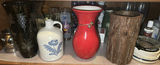 Decorative Vases, Ceramic Jug, Wooden Vase, and Glassware - thumbnail 1 of 14