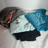 Assorted Graphic T-Shirts and Black Shorts - thumbnail 1 of 5