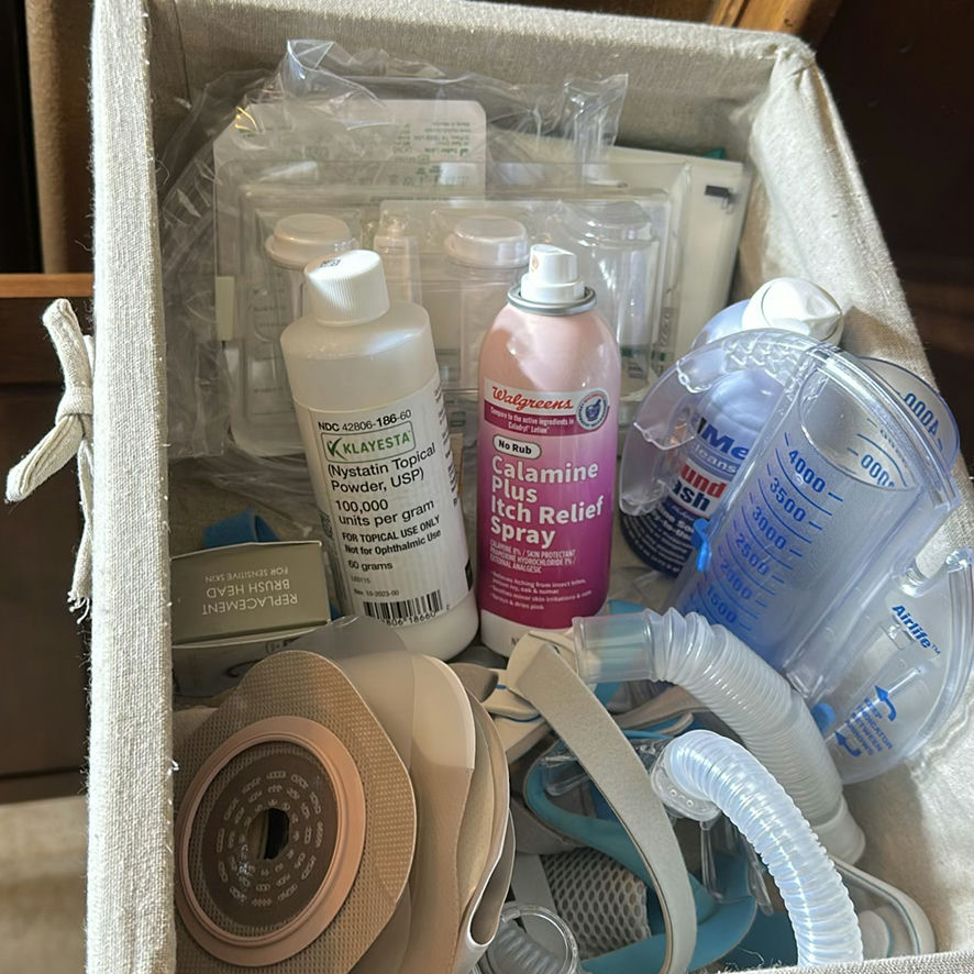 Storage Baskets with Personal Care and Medical Supplies - image 2 of 10