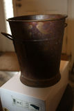 Antique Industrial Solid Copper Pail Bucket - Handcrafted Rustic Decor - thumbnail 2 of 3