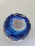 Epiphany Art Glass Studio April Wagner Rainbow Swirl (Red, White and Blue) Hand-Blown Paperweight - Signed early 2000s - thumbnail 7 of 7