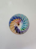 Epiphany Studio April Wagner Art Glass Signed “Rainbow Spiral Vortex” 2003 Paperweight – Signed – Hand Blown Studio Art Glass - thumbnail 6 of 6