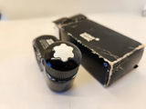 New Unopened (1980s) Montblanc Royal Blue (Königsblau) 50ml Fountain Pen Ink Bottle w/ Original Box Pair with Montblanc Pen Lot 114) - thumbnail 2 of 10