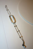 Vintage 18k White Gold Diamond Bracelet with Stylized "C" Hallmark - thumbnail 10 of 14