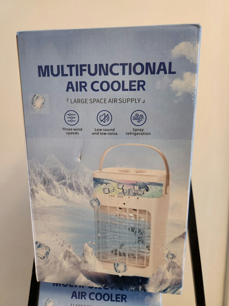 (Lot of 2) Multifunctional Portable Air Coolers with 3 Wind Speeds and Spray Refrigeration NIB - image 1 of 6