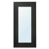 Mirror - Oversized Modern Black Floor Mirror (7 feet by 3 feet) with Wide Mitered Frame - thumbnail 3 of 3