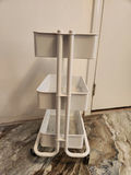 IKEA RÅSKOG White 3-Tier Rolling Utility Cart on Casters - thumbnail 5 of 6