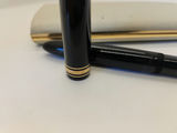 RARE Vintage Montblanc Meisterstück 149 Fountain Pen 14K Gold Nib (1987–1992) w/ Original Box (Pair with lot 115 Montblanc Ink) - thumbnail 10 of 14