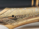 RARE Vintage Montblanc Meisterstück 149 Fountain Pen 14K Gold Nib (1987–1992) w/ Original Box (Pair with lot 115 Montblanc Ink) - thumbnail 8 of 14