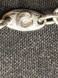 Vintage 18k White Gold Diamond Bracelet with Stylized "C" Hallmark - thumbnail 9 of 14