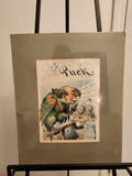 Matched Pair of Original Puck Magazine Political Satire Prints – “Stand-Pat Policy /Protection” & “Free Silver/The Moral Issue” – c. 1890s - thumbnail 3 of 9