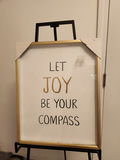 Set of 2 Inspirational Wall Signs – Modern "Joy" Gold Frame & Rustic "Crazy" Wooden Plaque - thumbnail 2 of 2