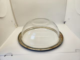 Vintage 5-Piece Silver-Rimmed Glass Serving Set - Mid-Century Modern - Mold 30/30 - thumbnail 7 of 10