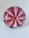 Epiphany Studio April Wagner Art Glass Pink Ruby Fruit Paperweight, signed and dated 2003 - thumbnail 3 of 7