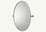Waterworks Crystal Metal Oval Wall-Mounted Tilting Mirror - thumbnail 2 of 2
