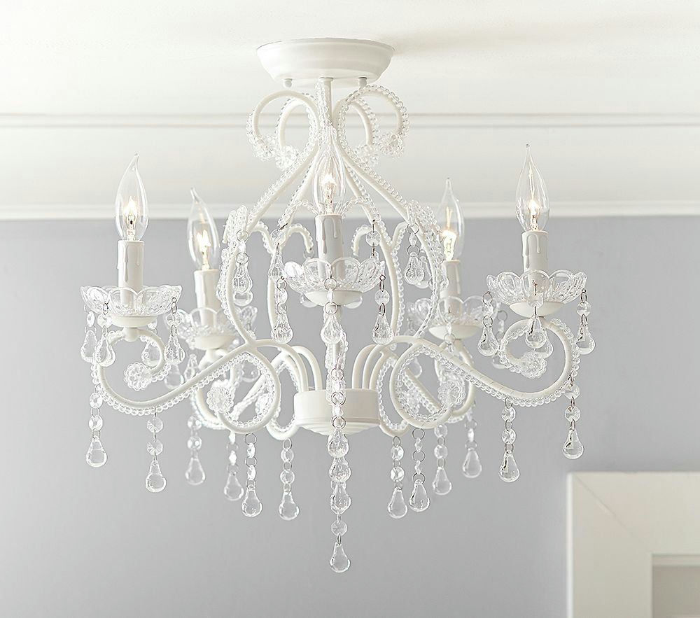 Lydia flushmount 20" Crystal Chandelier - Pottery Barn Kids  - image 1 of 4