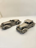Pair of Cast Metal Art Deco Car Models – 1935 Auburn 851 Speedster & 1937 Cord 812 - thumbnail 4 of 7
