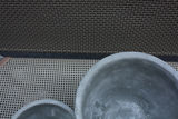 Set of 2 "Sweet Home Garden" Antique-Style Cement Planters - thumbnail 2 of 3