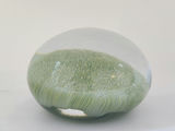 Vintage Vetri MURANO Barovier & Toso Glass Millefiori Art Glass Paperweight Green Yellow Micro Flowers - thumbnail 3 of 9