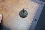 Pair Antique Quarter-Sawn Oak Sewing Machine Drawers with Ornate Pulls + Vintage Metal Oil Can - thumbnail 4 of 5