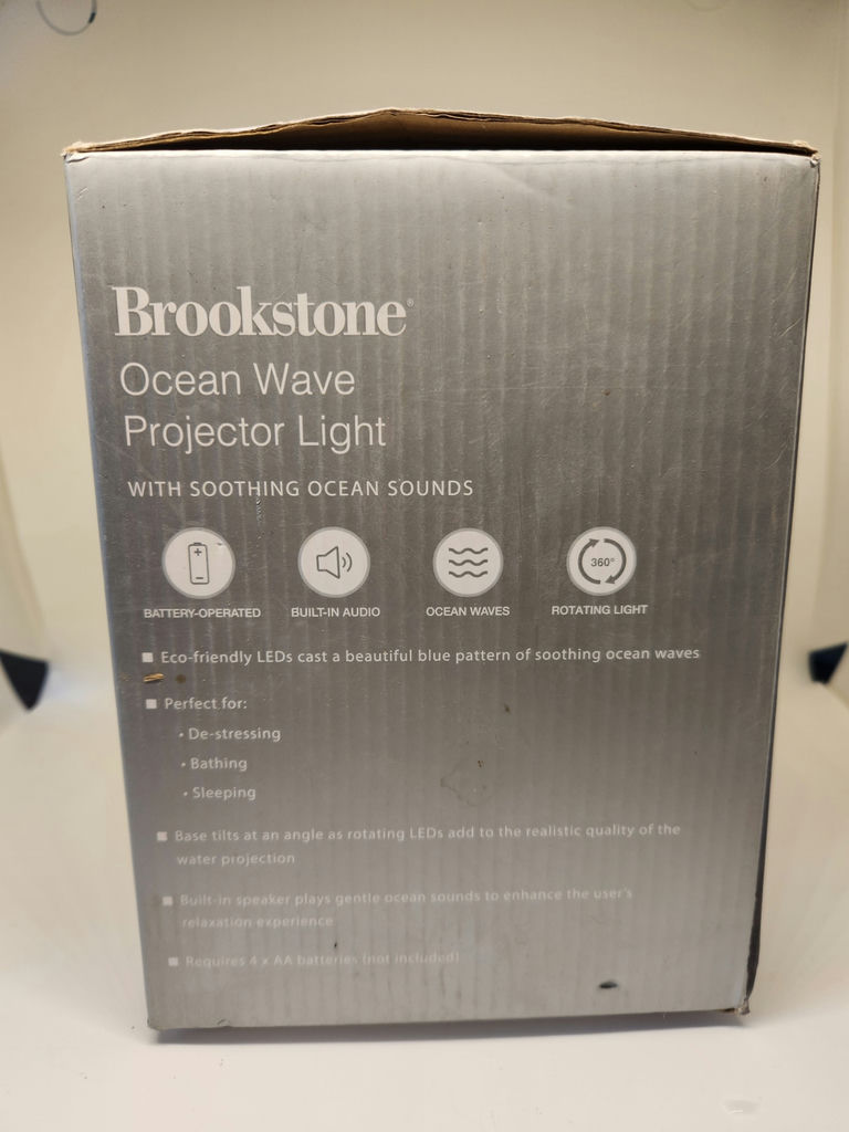 Brookstone Ocean Wave Projector Light with Soothing Ocean Sounds - image 2 of 2
