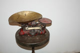 Antique Cast-Iron Balance Scale by E & T Fairbanks & Company – Original Red Paint, Brass Scoop Pan & Iron Platform - thumbnail 2 of 3