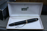 RARE Vintage Montblanc Meisterstück 149 Fountain Pen 14K Gold Nib (1987–1992) w/ Original Box (Pair with lot 115 Montblanc Ink) - thumbnail 14 of 14