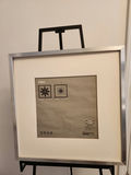 New IKEA RIBBA 50x50 cm (19 3/4”) Brushed Silver Aluminum Frame with Mat – Model 401.683.18 - thumbnail 2 of 3