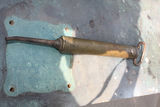 Two Antique Hand Tools – T-Handle Wood Auger Bit & Brass Pump Oil Can / Oiler - thumbnail 2 of 2