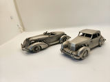 Pair of Cast Metal Art Deco Car Models – 1935 Auburn 851 Speedster & 1937 Cord 812 - thumbnail 7 of 7