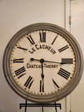 Restoration Hardware 38” Oversized “Le Cacheur” Chateau Thierry Wall Clock – Made in USA - thumbnail 2 of 5