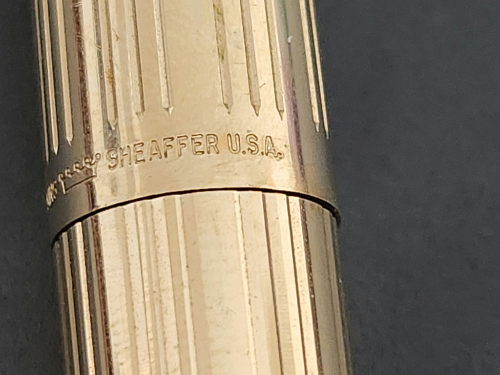 Vintage Sheaffer U.S.A. Fountain Pen with 14K Nib – Fluted Barrel - image 6 of 14