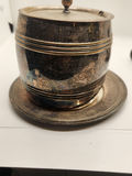 Antique Allen & Darwin Sheffield Silverplate Barrel Condiment Set - thumbnail 3 of 3
