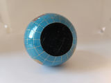 Vintage 3" Hardstone Semi-Precious Stone Inlay World Globe Paperweight – Pietra Dura Style – Flat Base - thumbnail 6 of 7