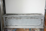 Vintage French-Style Weathered Grey Trough Planter – Rectangular Garden Window Box (22" by 7" by 7" - thumbnail 3 of 3