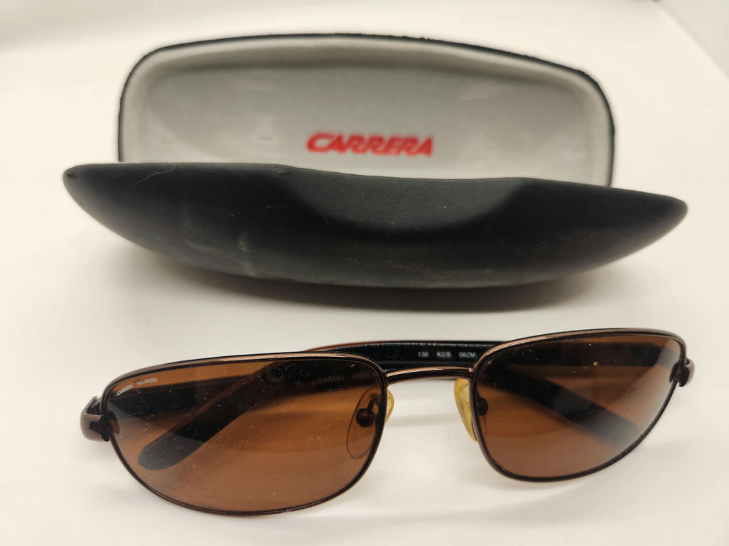 Carrera K2/S 06ZM Polarized Sunglasses – Made in Italy – Brown Frame & Lens – With Carrera Case - image 1 of 9