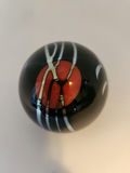Vintage Steven Correia 'Red Sun and Birds" paperweight 1978 - thumbnail 1 of 8