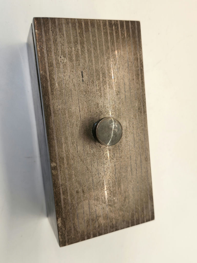 Vintage Watrous Mfg. Co. Silverplate Humidor - International Silver Co. - Pattern 0122 - image 5 of 6